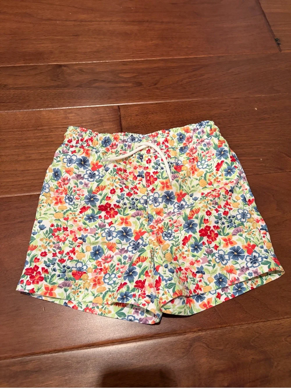 Janie and Jack Floral Swim Trunks size 3T EUC
